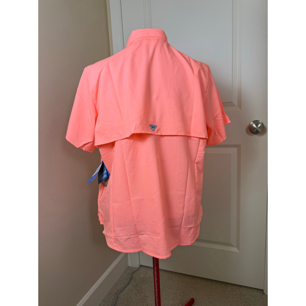 Women's Columbia Tamiami II SS Shirt Orange Size 2X - Picture 7 of 7